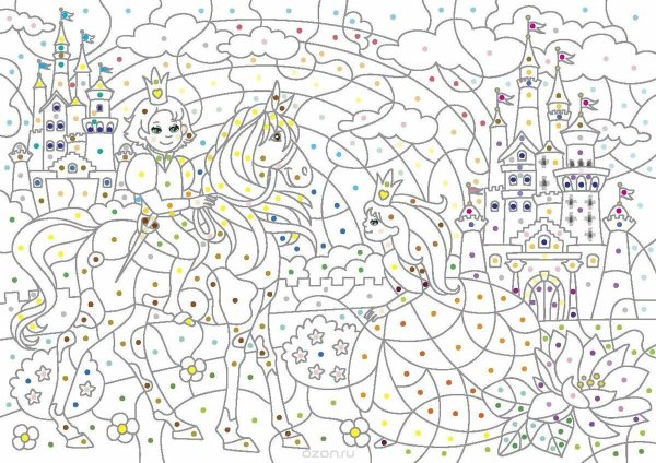 Раскраска по номерам