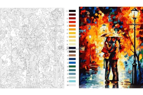 Картина по номерам раскраска