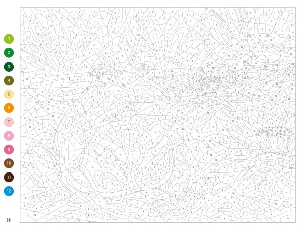 Рисование по номерам сложные