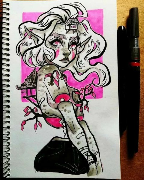 Арты маркерами