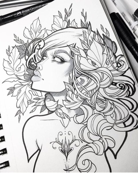 Ангел рисунок карандашом