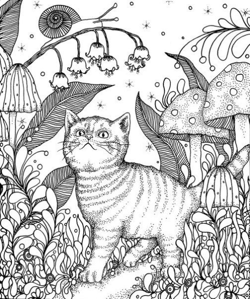 Раскраски для гелевых ручек