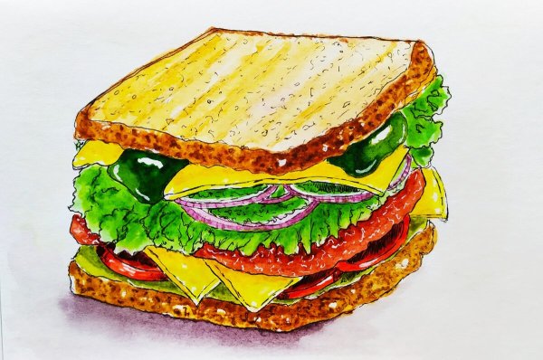 Скетч бутерброд