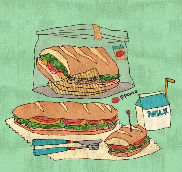 Скетч бутерброд