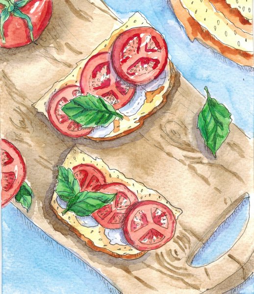 Скетч бутерброд