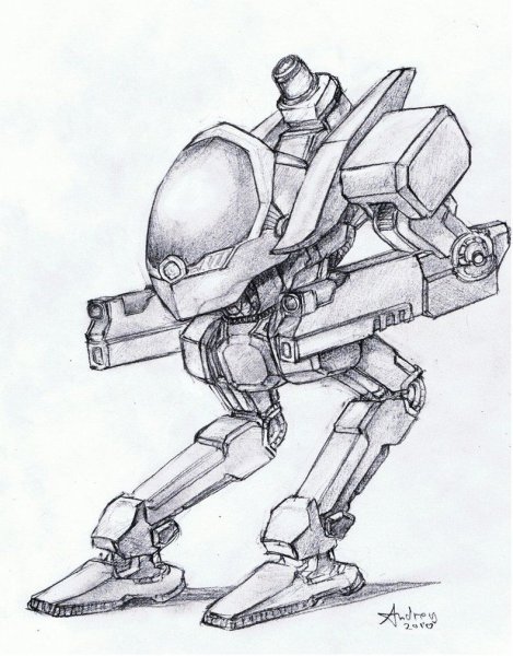 Нарисовать сложного робота