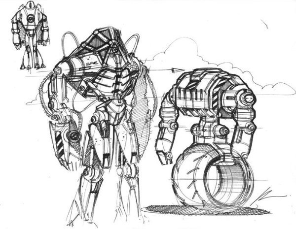 Эскиз робота