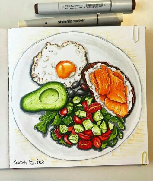 Скетч еда
