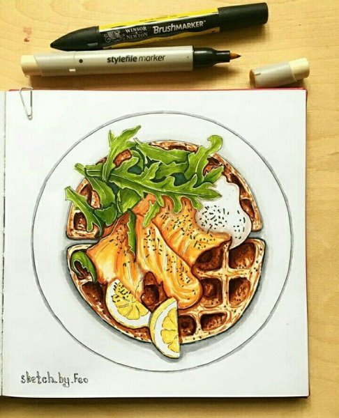 Скетчинг еда