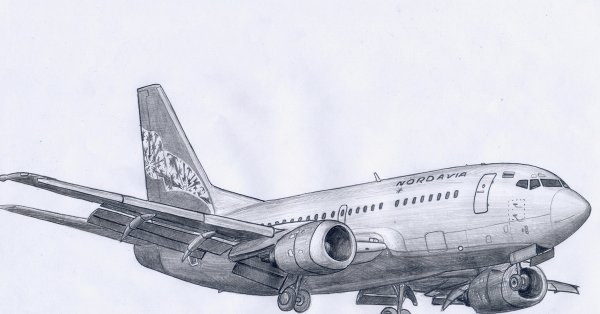 Раскраска самолет Боинг 737