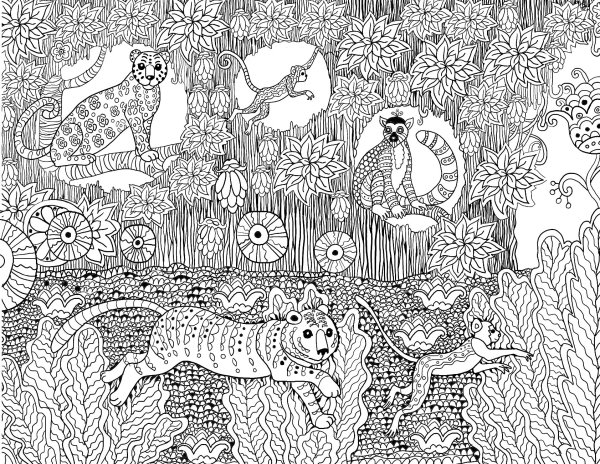 Мелкие раскраски