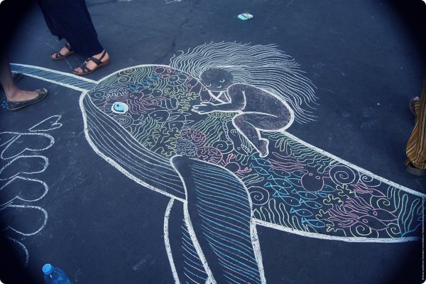 Крупнейший рисунок мелом