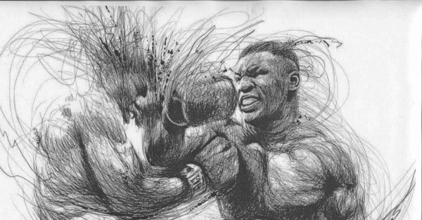 Девушка карандашом