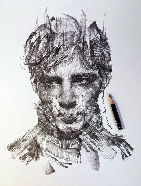 Необычные картины карандашом