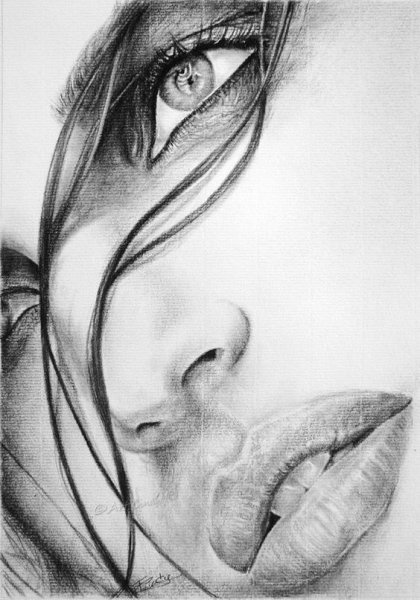 Ангел рисунок карандашом