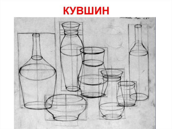 Конструктивное построение предметов
