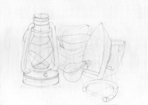 Рисование бытовых предметов