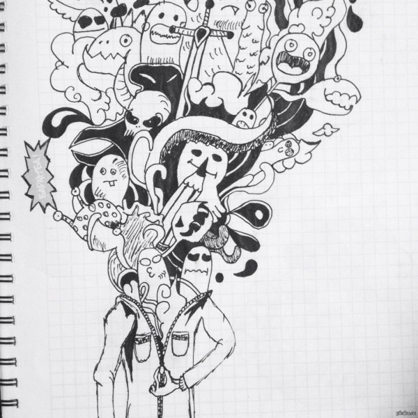 Рисунки ручкой для срисовки сложные