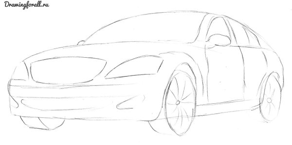 Красивые машины карандашом