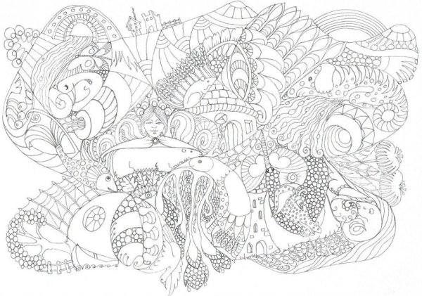 Антистресс для взрослых обводить