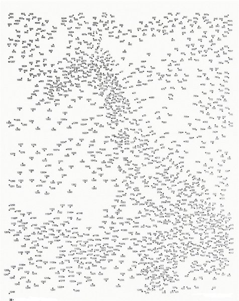 Обводка по точкам для дошкольников