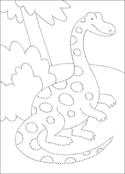 Рисование по точкам для детей 5-6 лет