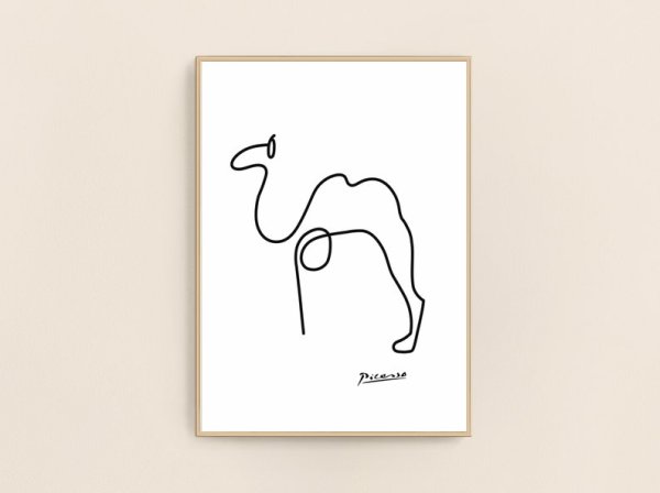 Пабло Пикассо одной линией