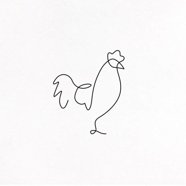 Рисунки одной линией