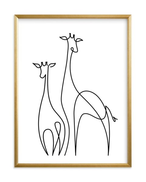 Животные одной линией