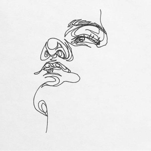 Тату одной линией эскизы