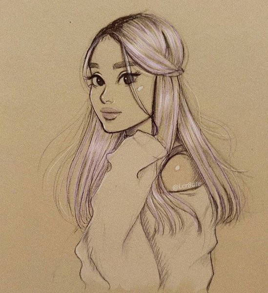 Рисунки девушек карандашом