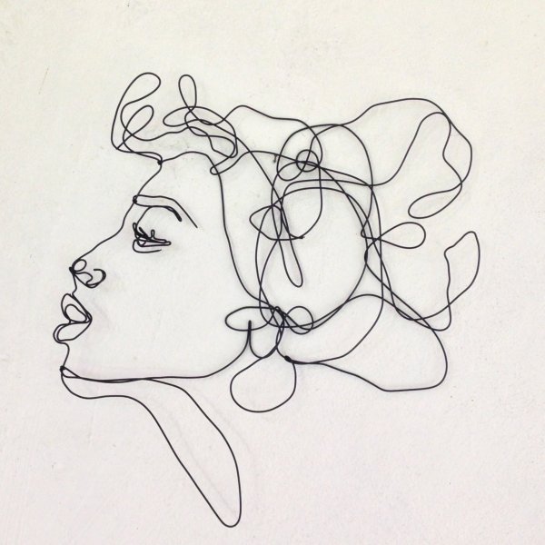 Лицо из линий