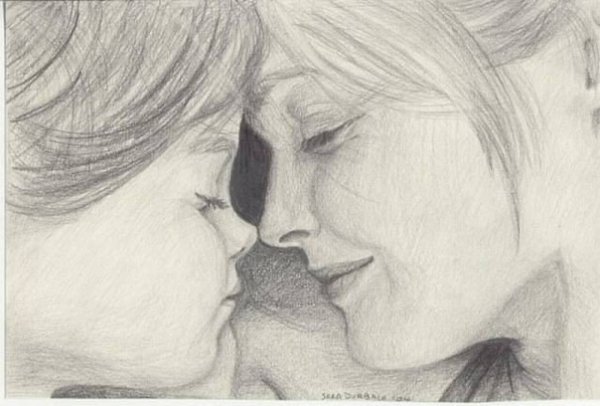 Рисунок ко Дню матери