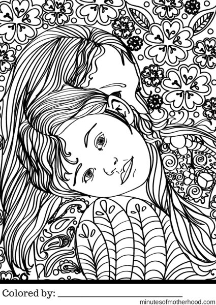 Портрет мамы с ребенком