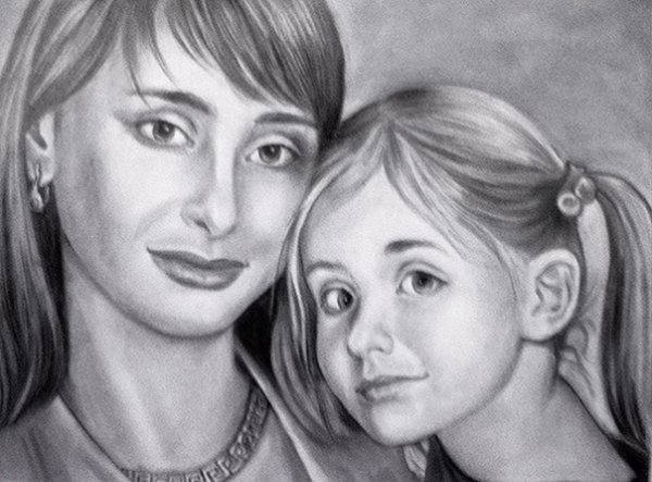 Красивый рисунок для мамы