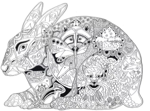 Мандалы для детей животные