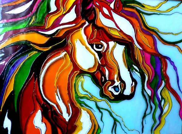 Картина витражи