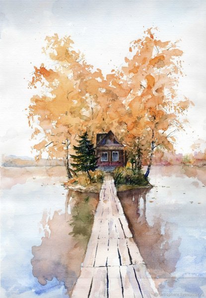 Анна Армона акварель