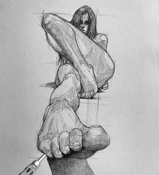 Рисунки девушек карандашом
