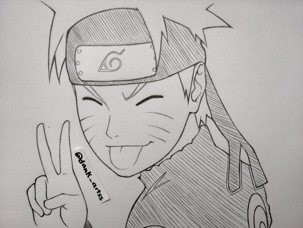 Скетчи аниме Наруто