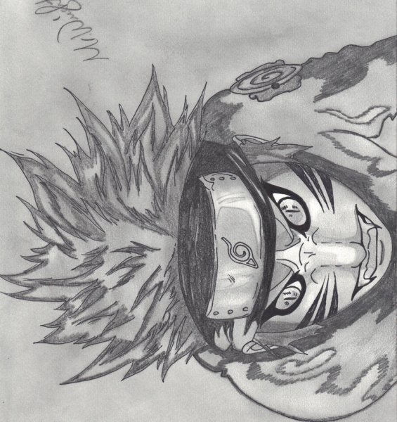 Аниме рисовка Наруто