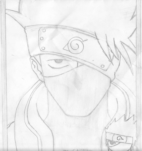 Аниме Наруто для срисовки Наруто