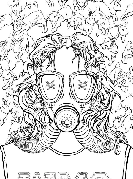 Раскраски антистресс парни