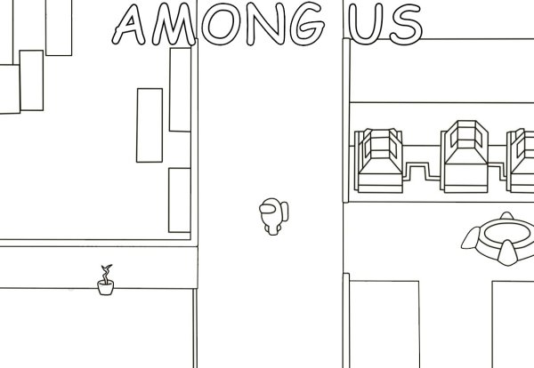 Раскраски комнаты Эмонг асс