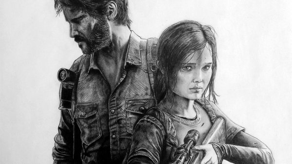 The last of us Джоэл карандашом
