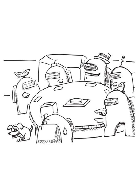 Раскрашивать амонг АС игроки