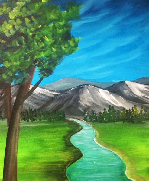 Нарисовать природу