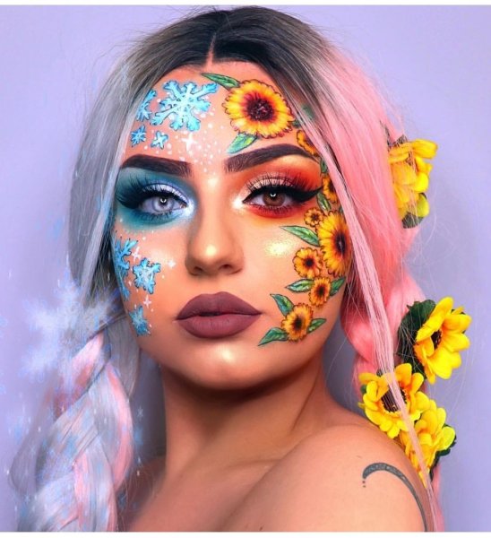 Аквагрим на лице