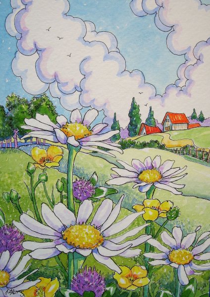 Летние рисунки