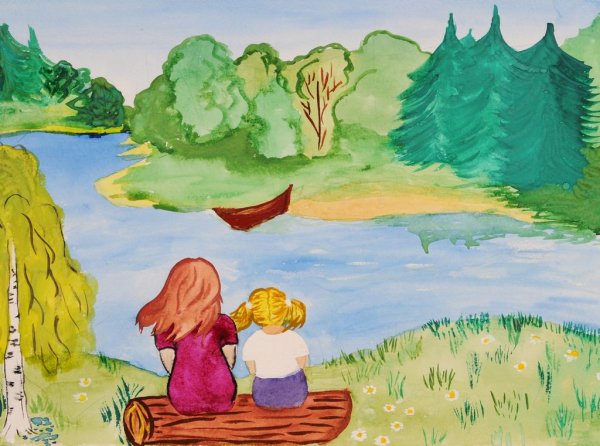 Рисунок на тему лето